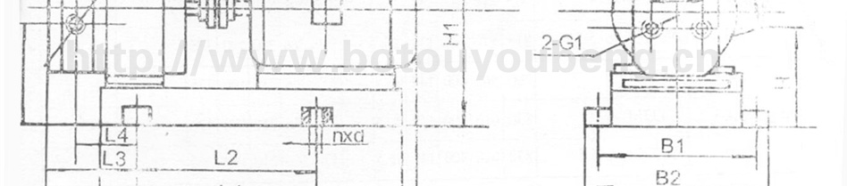 FXA-FXB不锈钢外润滑齿轮泵安装尺寸图